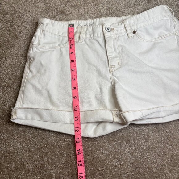 Madewell Relaxed Denim Shorts in Tile White Women's Size 26 #150 - Picture 4 of 7